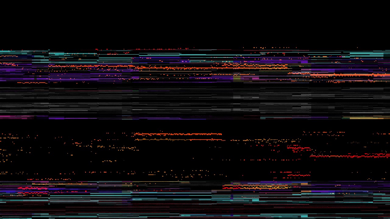 Best 100 Glitches old TV Static VHS Recorder Overlay YouTube