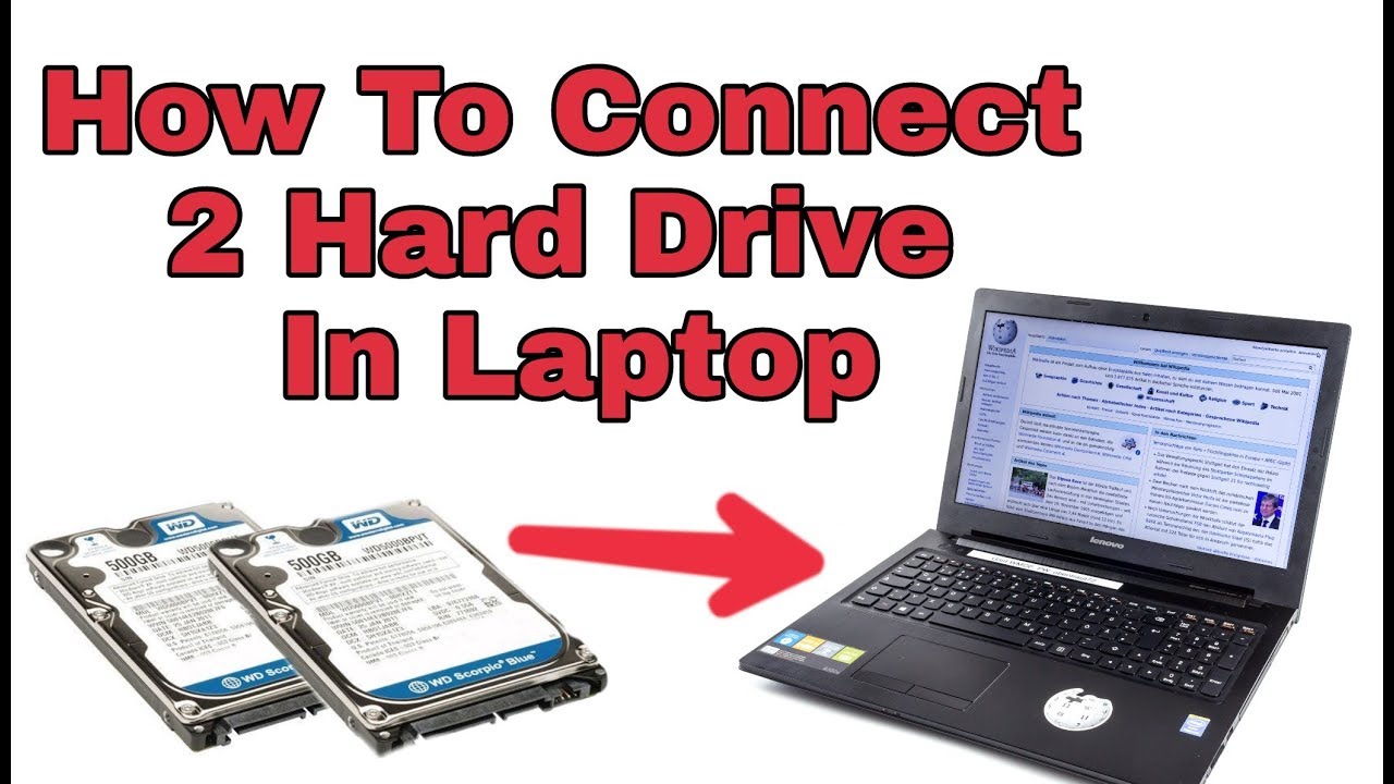 how-to-connect-2-hard-drives-in-laptop-youtube