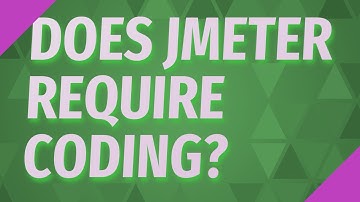 Does JMeter require coding?