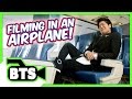 Filming on an Airplane! (BTS)