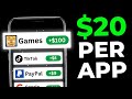 Proofs inside  get paid 20 every 10 min installing apps