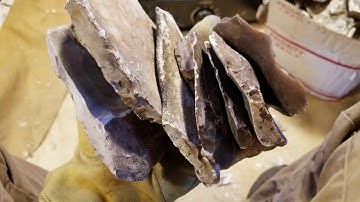 728 - Abo ROCK CHALLENGE Freehand Percussion Only Thin Bifaces