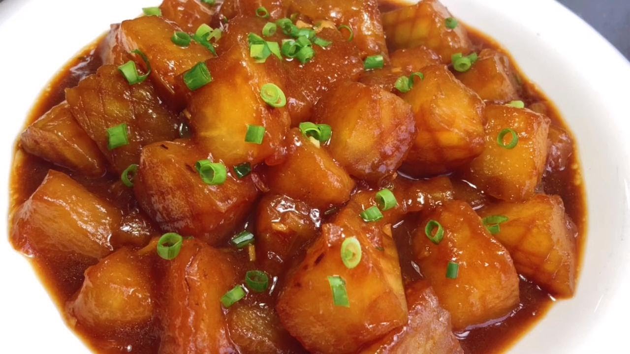 廚師長教你紅燒冬瓜的家常做法，步驟詳細，入口即化下酒又下飯 【留意美食】#紅燒冬瓜 #冬瓜 #冬瓜料理
