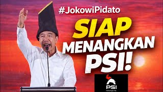 PIDATO PANAS Jokowi di Rakernas PSI Makassar! Siap Menangkan PSI | Full Speech