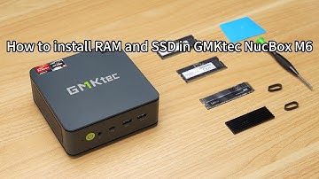 How to install RAM and SSD in GMKtec NucBox M6 #minipc #tutorial #howto #diy #computer #PC #gamingpc