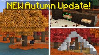 Everything Added in Minecraft's Autumn Update! (Dappled Forest, Poplar Trees & MORE)