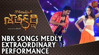 Balakrishna Songs Medly Extraordinary Performance - Gautamiputra Satakarni Audio Launch || Krish