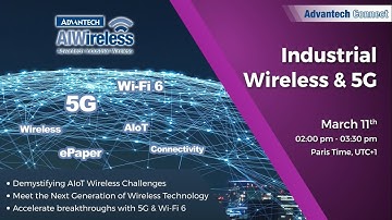 2021 Advantech Connect-- Industrial Wireless & 5G Teaser (EU)
