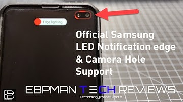 Samsung Galaxy S10 Plus- OFFICIAL LED Notification on Camera Hole  (NEW Update!)