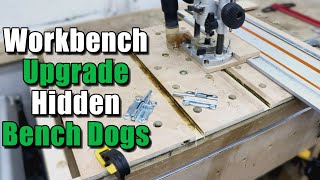 Custom Workbench With Bench Clamps And Bench Dogs - Lazy Guy DIY