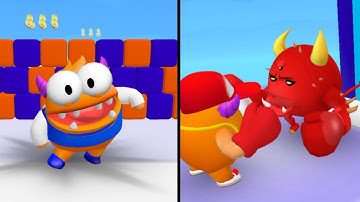 Forward vs Reverse Gaming in Giant Blob  | All Levels Gameplay Playthrough video