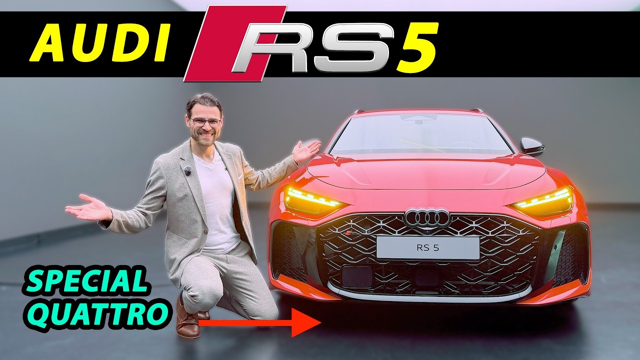 Video till Nya Audi RS5 är riktigt, riktigt tjock