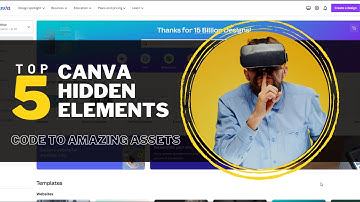 Top 5 Canva Hidden Elements Code To Amazing Assets | Use Canva Hidden Elements