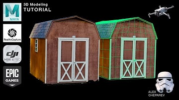 3D Scanning using a Drone - RealityCapture and Maya Tutorial - Part 2