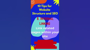 10 Tips for Website Structure and SEO Backlink Strategies & Structure Tips to Explode Your Website T