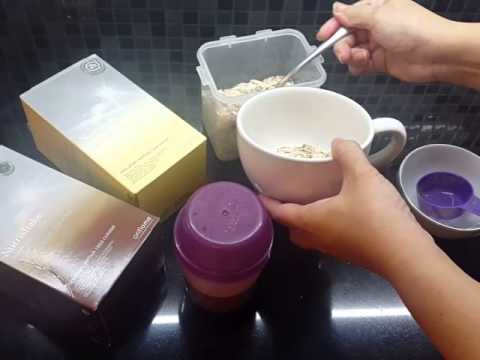 Reaksi Nutrishake terhadap cairan Minyak dan cairan antiseptik. 