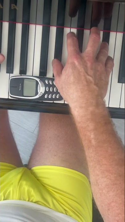 NOKIA RINGTONE ON PIANO - IPHONE RINGTONE NOSTALGIA - CELL PHONE PIANO
