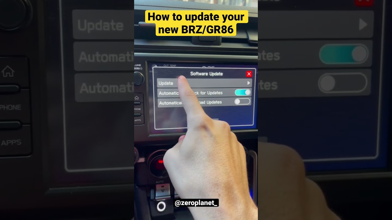 Как ОБНОВИТЬ ваше программное обеспечение BRZ/GR86 2022+ 