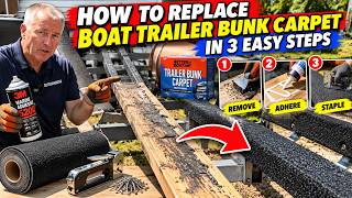 How to Replace Boat Trailer Bunk Carpet in 3 Easy Steps