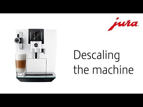 JURA J6 - Descaling the machine