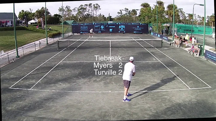 Mark Myers vs Larry Turville Men's 65 Singles, Cat...