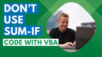 Mastering Excel VBA: Say Goodbye to SUMIF, Code It Like a Pro!