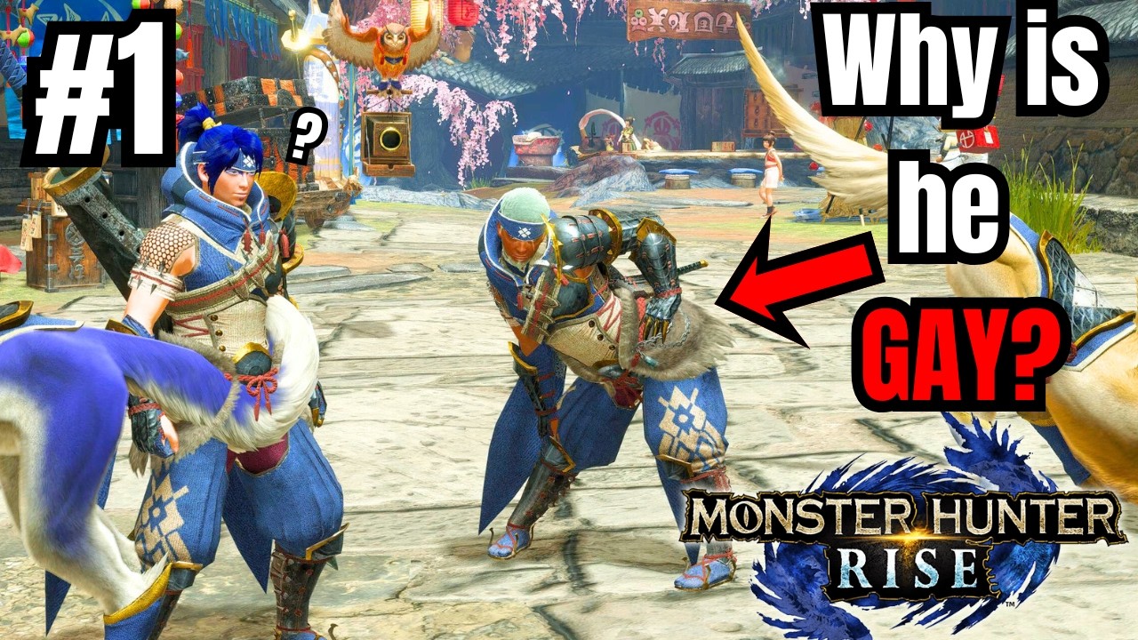 Our first time playing Monster Hunter | Monster Hunter Rise funny moments #1