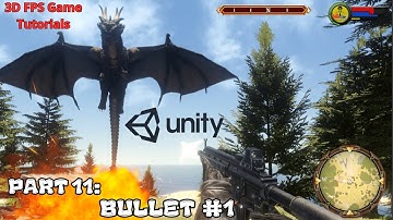 Part 11: Shooting - Bullet #1 | 3D FPS Game in Unity Tutorial Series For Beginners 2024