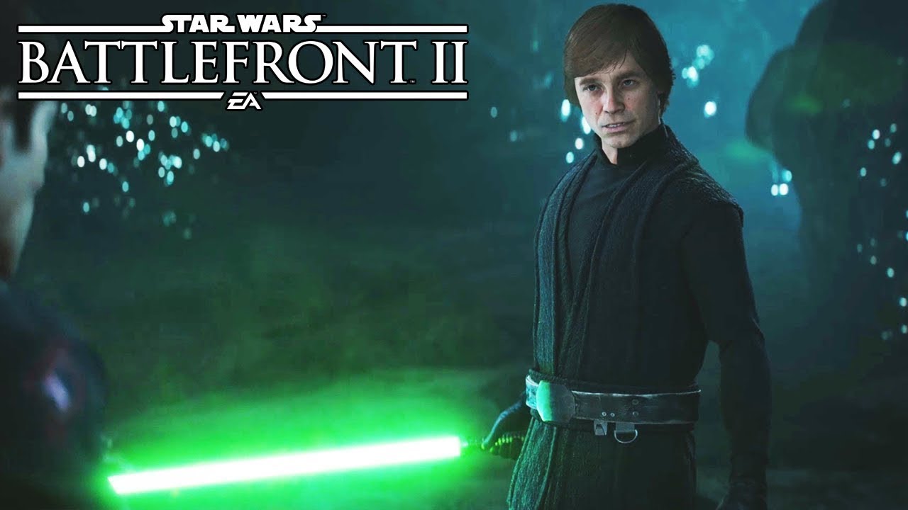 Luke Skywalker 23 Elimination Streak Star Wars Battlefront 2 Youtube - luke plays star wars battlefront ii roblox