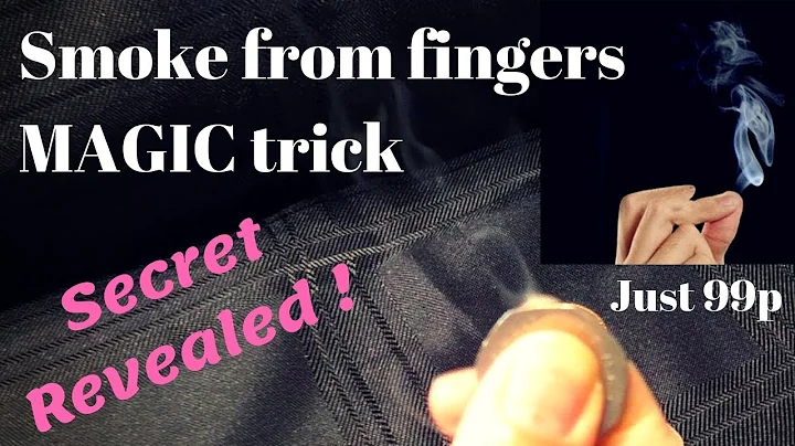Hells smoke from fingers. Easy magic trick to learn.