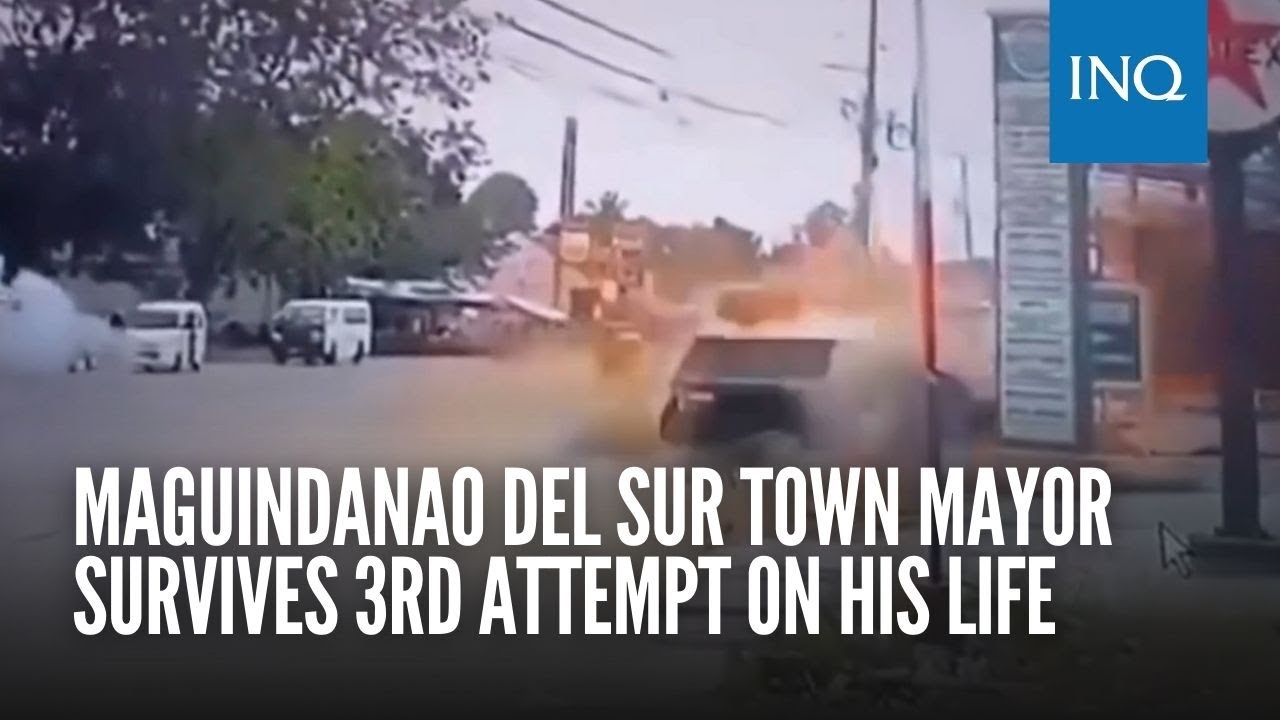Maguindanao del Sur town mayor survives 3rd attempt on his life - YouTube
