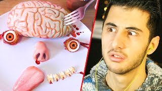 ÖĞLE YEMEĞİNDE BEYİN VE GÖZ YİYEN MANYAK AMERİKALI