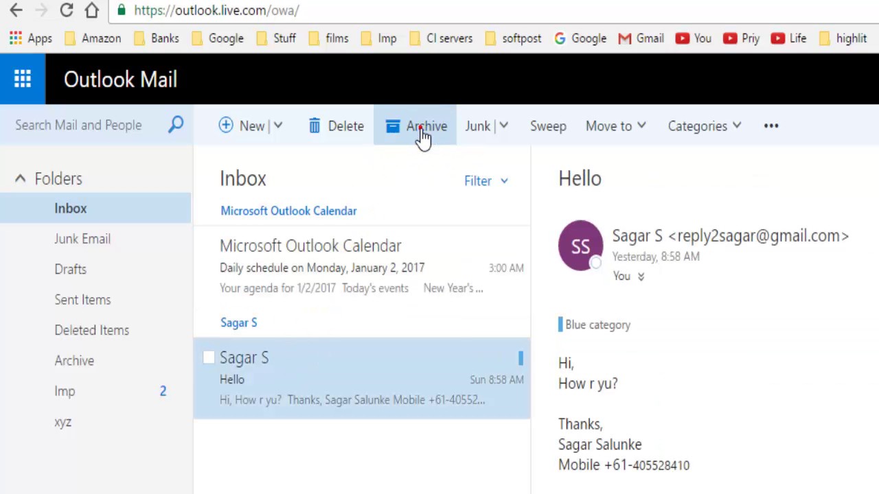 outlook webmail