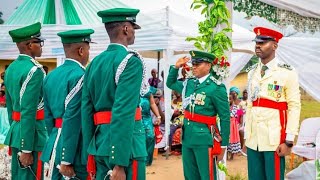 Nigerian Military Wedding And Presentation Of Sword... Watch Till End