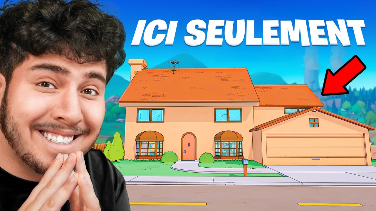 Je me Loot Seulement dans la Maison des Simpson Challenge !