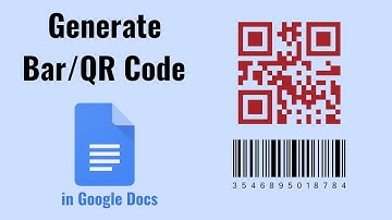 How to Generate Bar Code | Barcode in Google Docs