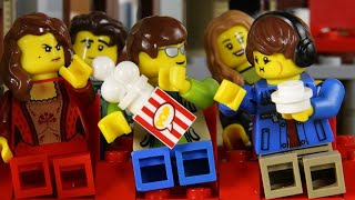LEGO City Cinema Fail STOP MOTION LEGO City: Billy Bricks Day at the Movies | LEGO | Billy Bricks