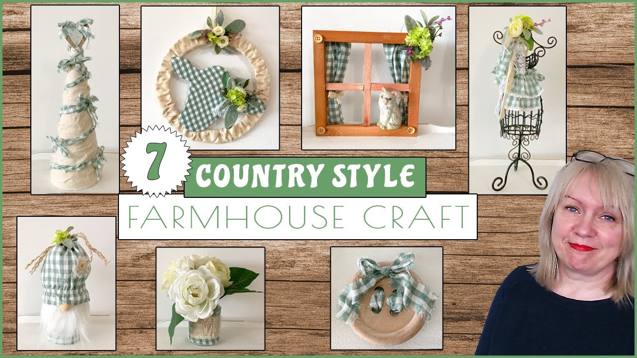 How to create an easy craft cabinet wall - Country Design Style