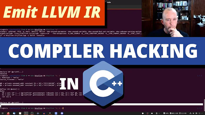 Compiling with LLVM | Emit LLVM IR | C++ | Compiler Hacking