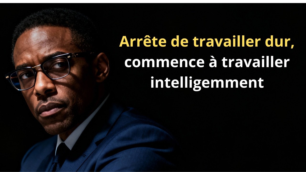 Arrête de travailler dur, commence à travailler intelligemment