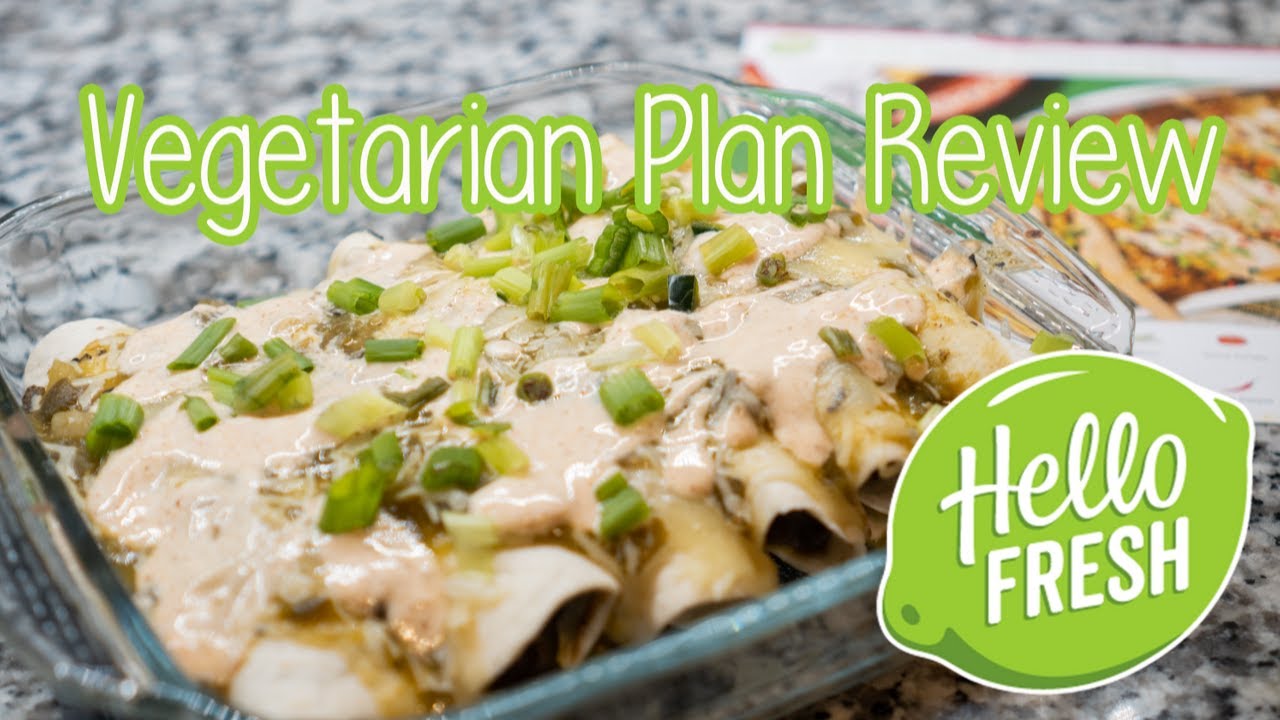 Cook With Me Hellofresh Veggie Plan Review Unboxing Prep Youtube
