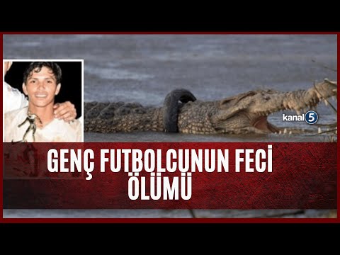 Dehşet Anları Kameraya Yansıdı / Serinlemek İçin Nehre Giren futbolcu Timsaha Yem Oldu