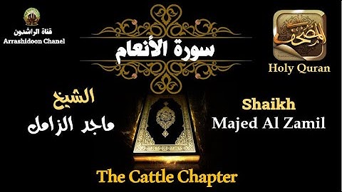 سورة الأنعام بصوت رقيق جدًا في تلاوة رائعة للشيخ ماجد الزامل