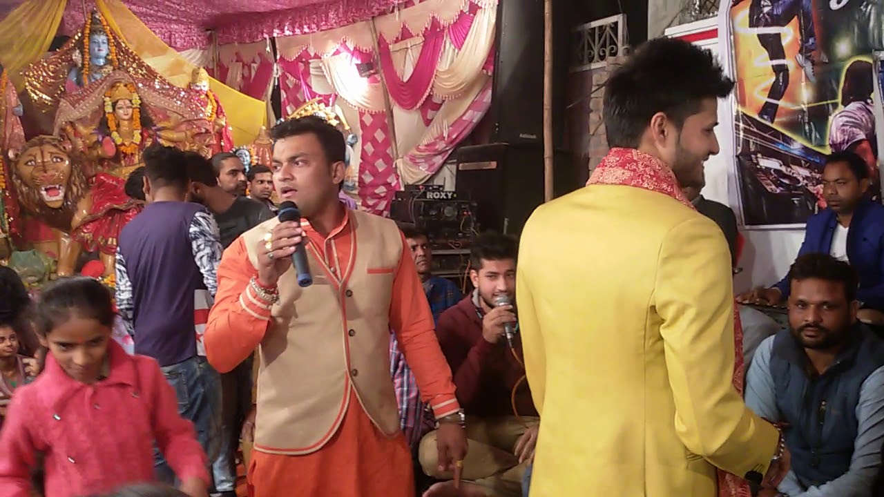 Mani ladla and Master Rajan live jagran in amritsar sing rang datiyejagran 9392560001