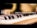 She's Always A Woman (Keyboard Cover and Lyrics) - Billy Joel