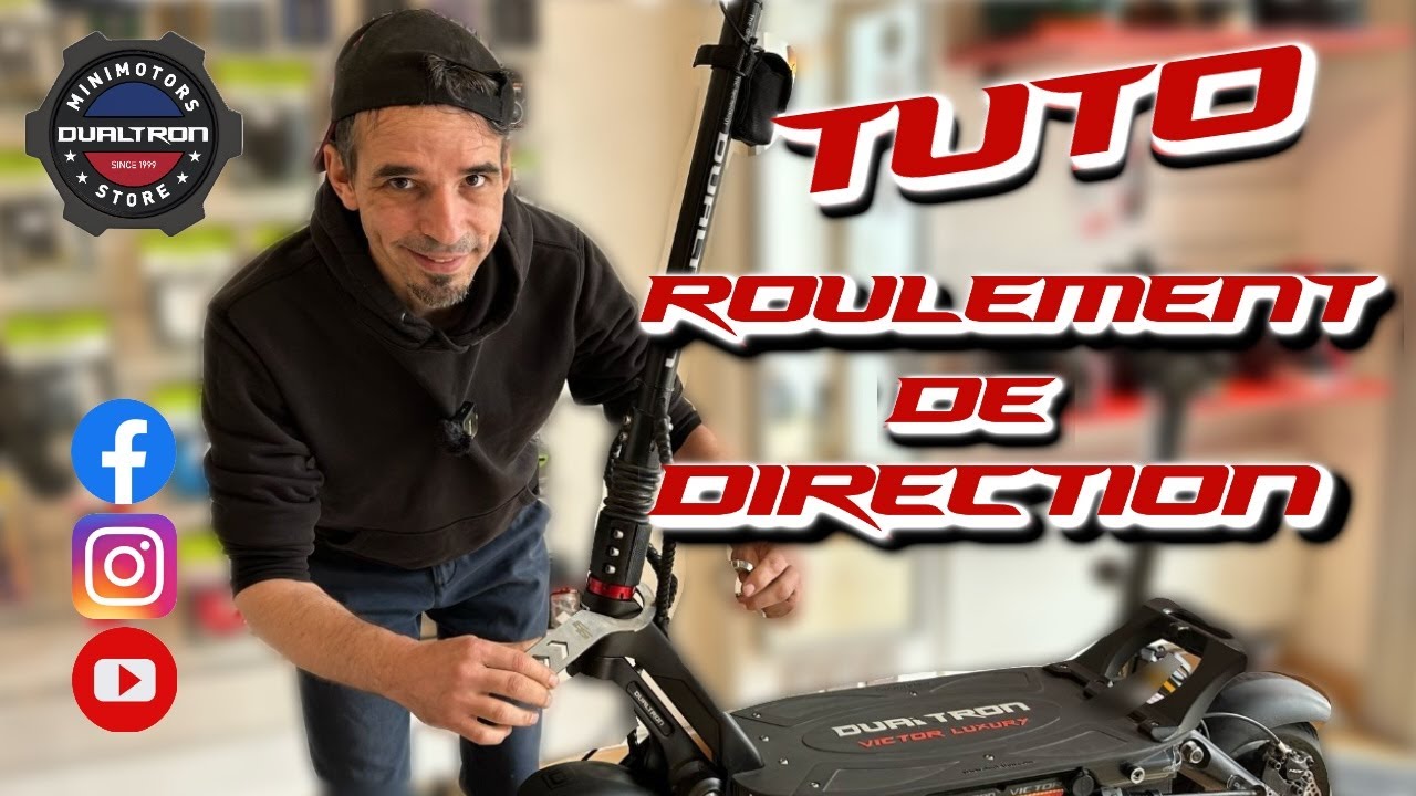 TUTO Entretien - Remplacement roulements de direction Dualtron Victor