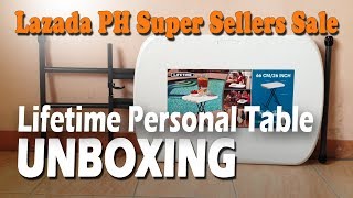 Lifetime Personal Table Unboxing (Lazada PH Super Sellers Sale)