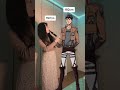 【TikTok】進撃の巨人キャラと身長比べながら演奏してみた#shorts