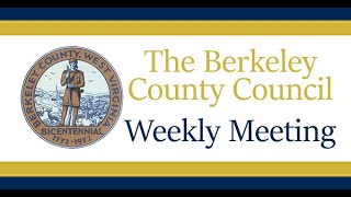 Berkeley County Council Meeting 01/16/2020