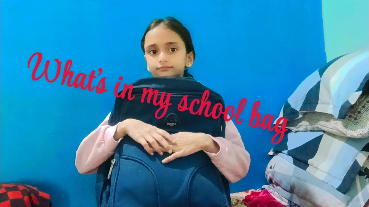 What's in my school bag 🎒 | my first long video 